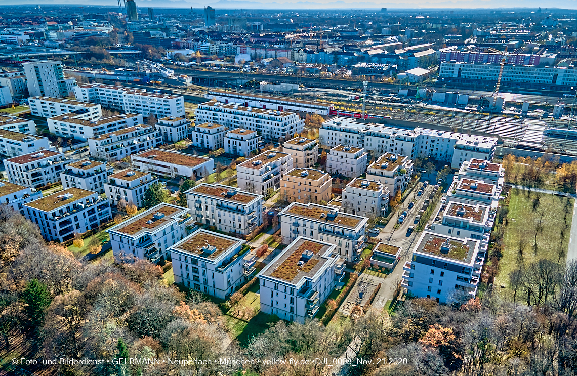 21.11.2020 - Hirschgarten mit Paketposthalle in München